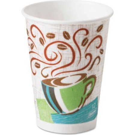 DIXIE FOOD SERVICE Dixie Hot Cups, Paper, 12 oz., Coffee Dreams Design, 50/Pack 5342CD